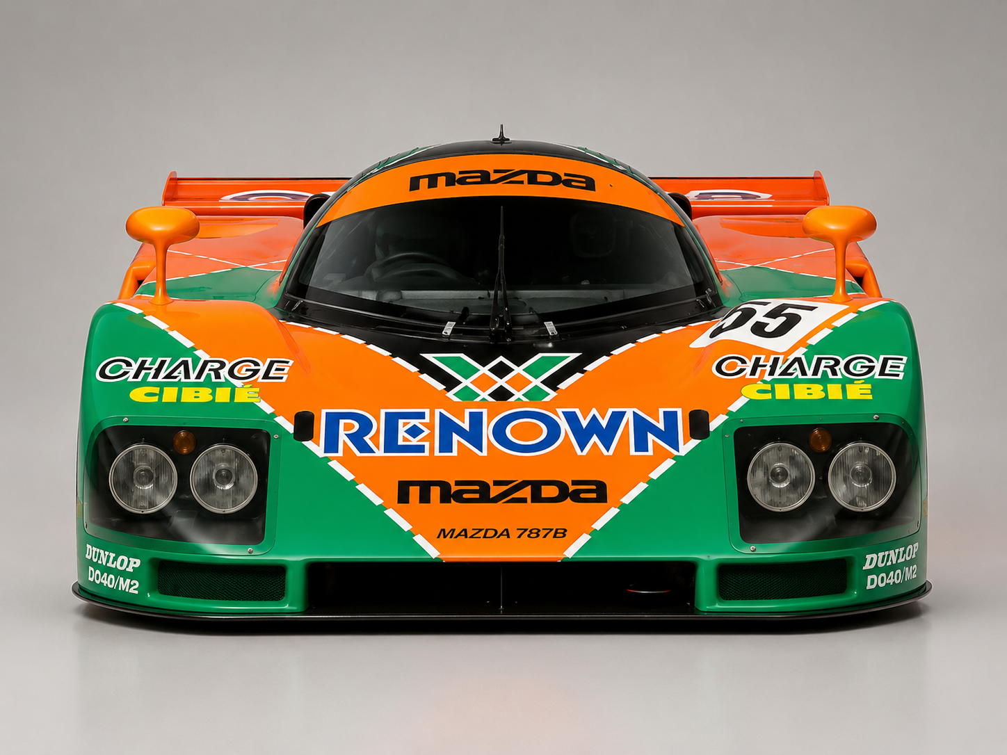 Mazda 787B Le Mans winning race car