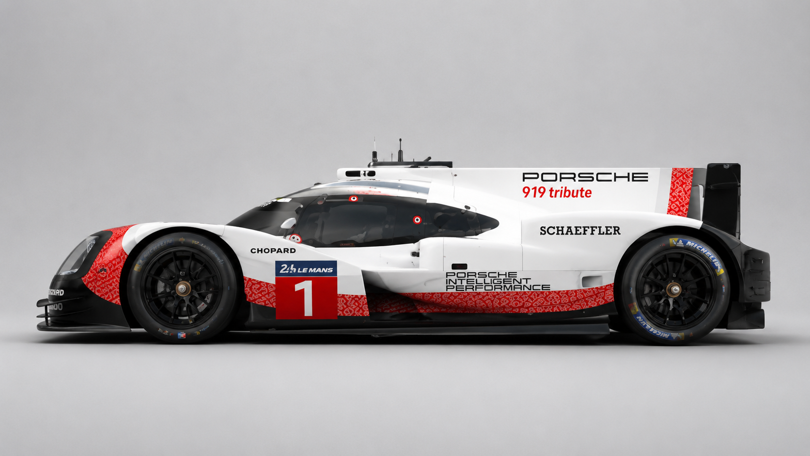 Porsche 919 Hybrid race car side view