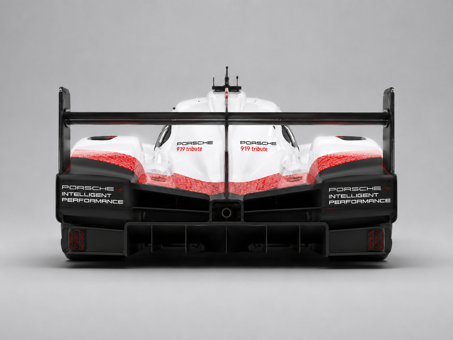Porsche 919 Hybrid race car back view